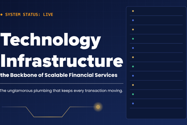 Technology Infrastructure: the Backbone of Scalable Financial Services